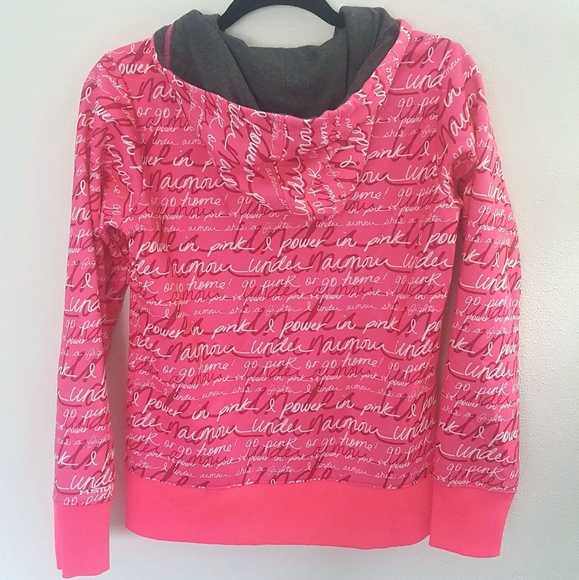 Under Armour Tops Under Armour Storm Breast Cancer Zip Front Hoodie